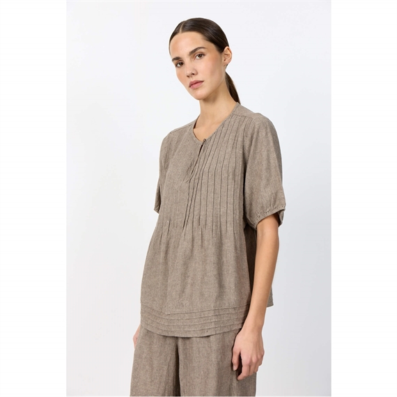 Levete Room LR-NAJA 54 Bluse, Camel